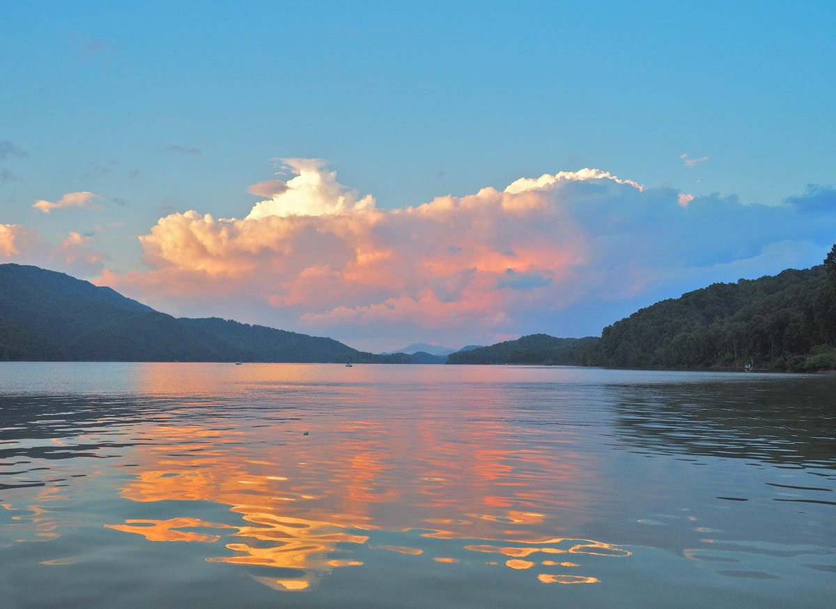 Watauga Lake at Sunset